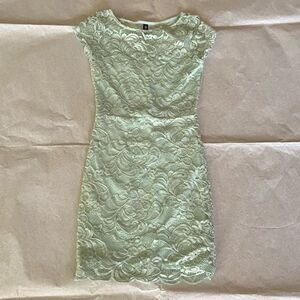 H&M mint green laced dress